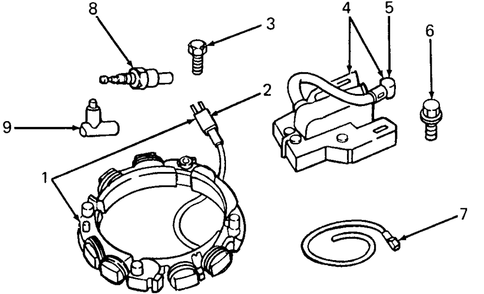 Engine Electrical Diagram and Parts List for 1015 126001-207400-130200100-131200D100-138200100-139200100 Cub Cadet Lawn Tractor